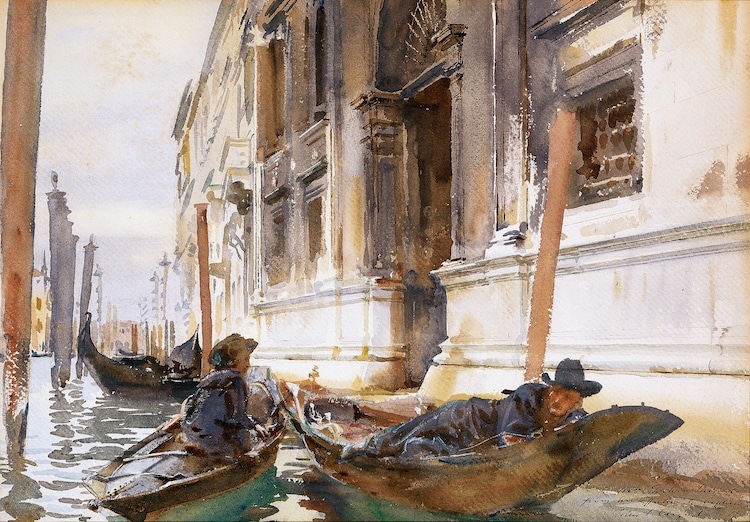 John Singer Sargent Watercolor Painting
