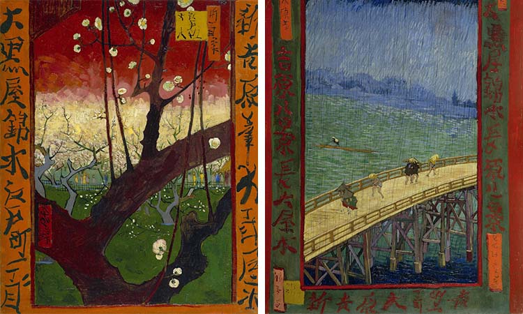 Van Gogh Japonisme Paintings