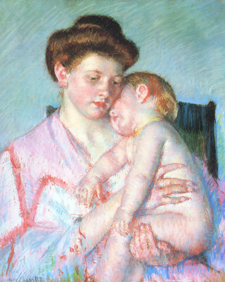 Mary Cassatt - Pastel Paint