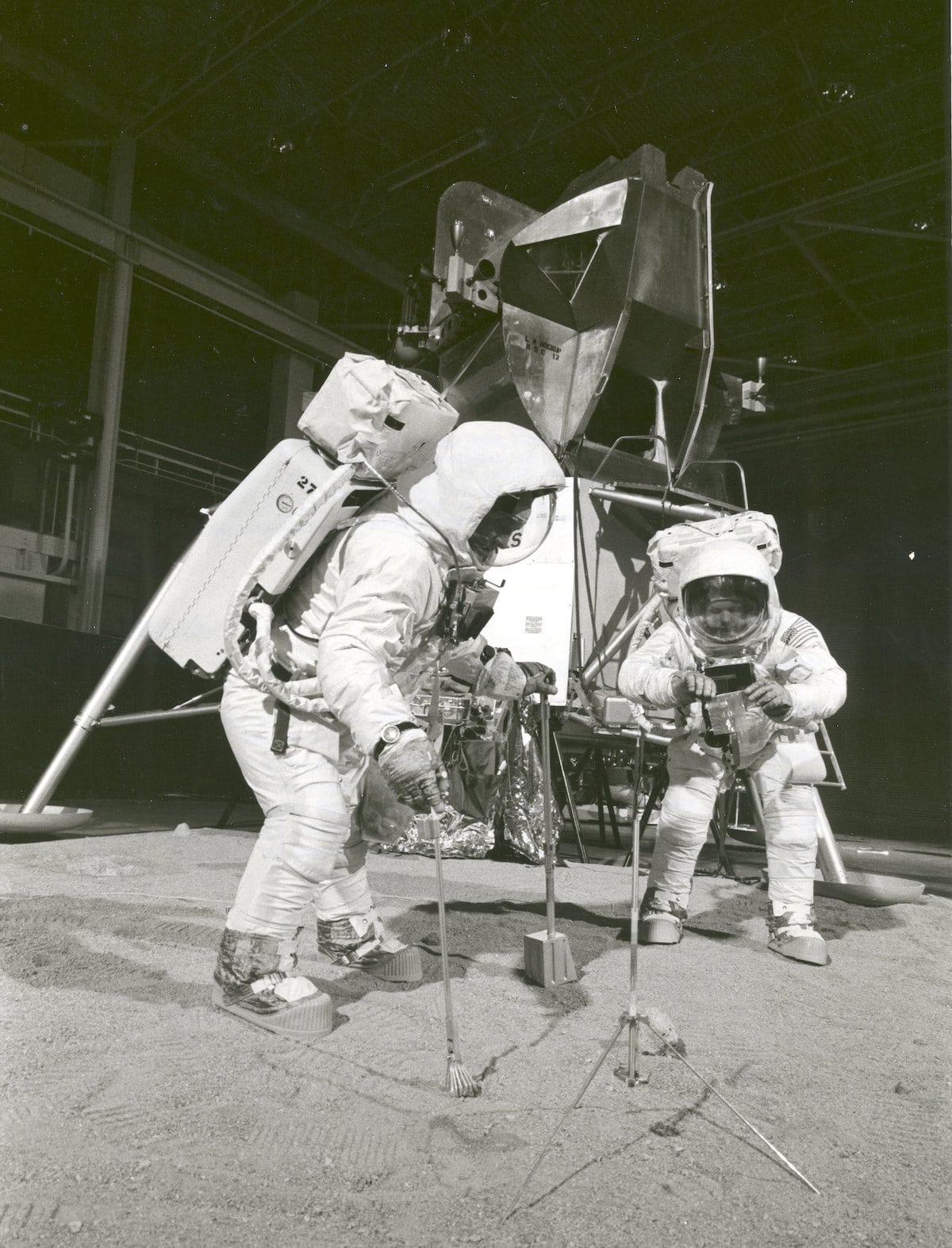 Apollo 11 Crew During Training Exercise