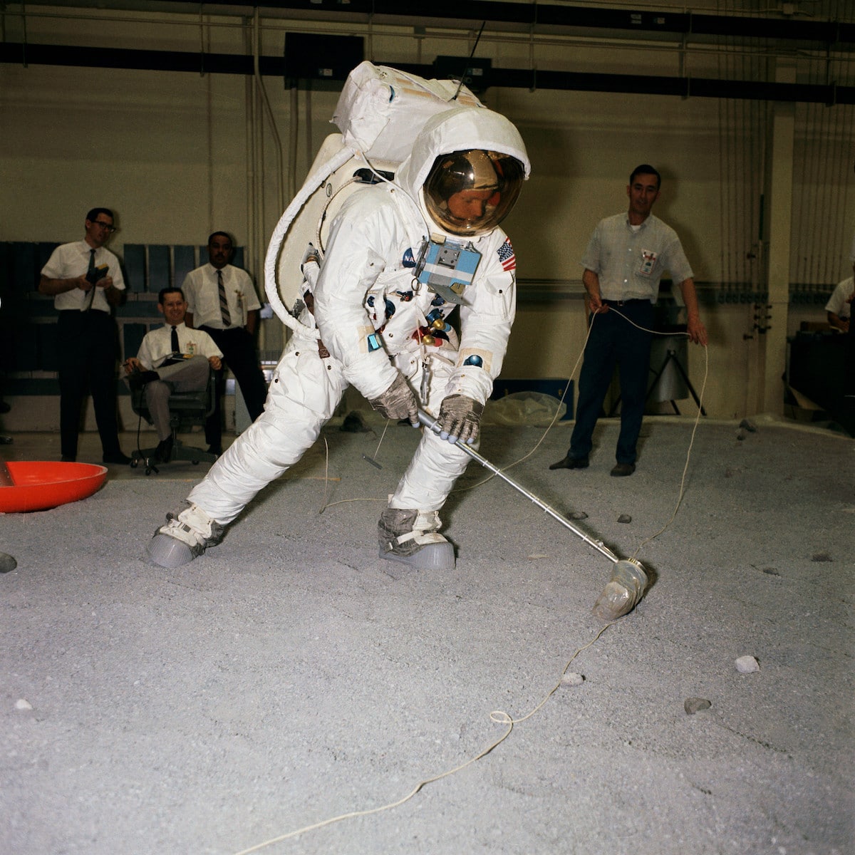 Apollo 11 Astronauts in Training