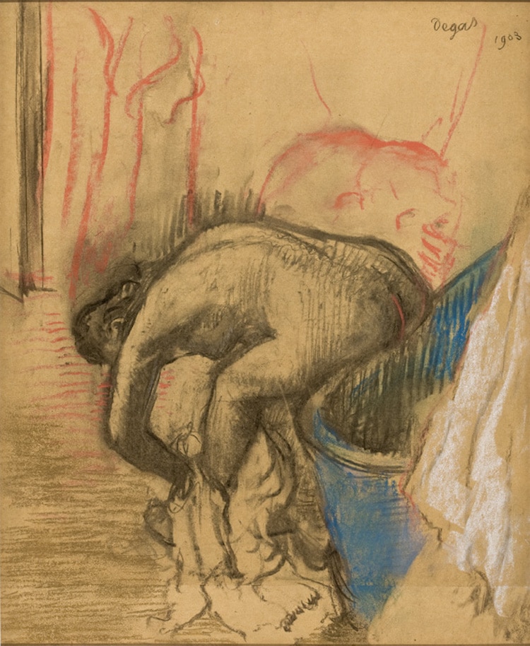 Figure Drawing by Degas