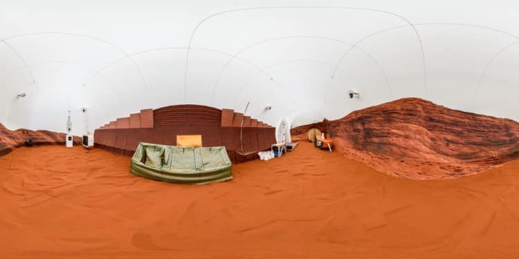 Inside of the NASA CHAPEA Mars Simulation